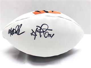 CINNCINNATI BENGALS SIGNED AUTOGRAPHED FOOTBALL Schobel Rowland Pillman